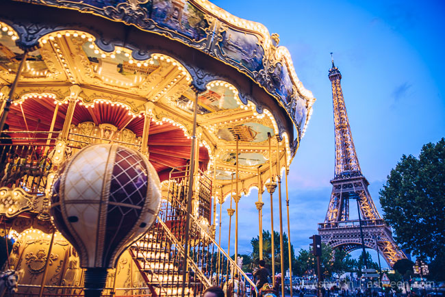 Mauritius Europe Trip Paris-Carousel of Eiffel Tower - Ashveen